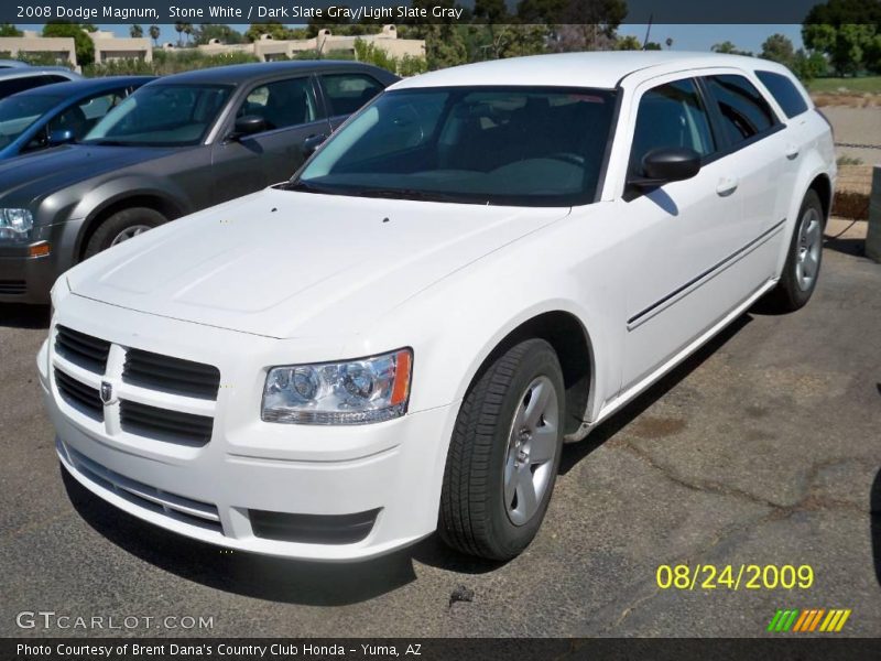 Stone White / Dark Slate Gray/Light Slate Gray 2008 Dodge Magnum