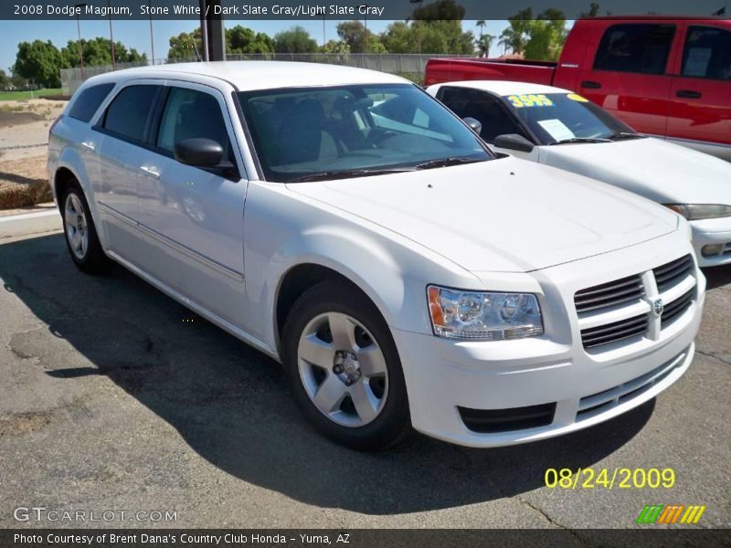 Stone White / Dark Slate Gray/Light Slate Gray 2008 Dodge Magnum