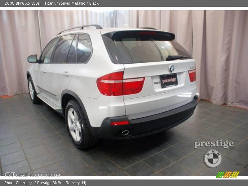Titanium Silver Metallic / Black 2008 BMW X5 3.0si