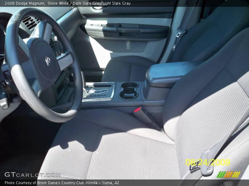 Stone White / Dark Slate Gray/Light Slate Gray 2008 Dodge Magnum