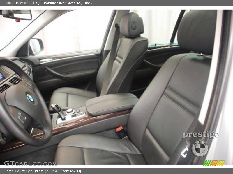 Titanium Silver Metallic / Black 2008 BMW X5 3.0si