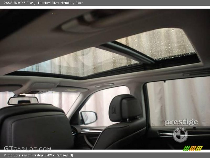 Titanium Silver Metallic / Black 2008 BMW X5 3.0si