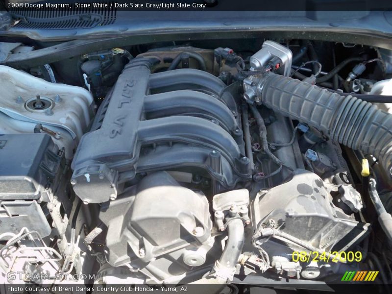 Stone White / Dark Slate Gray/Light Slate Gray 2008 Dodge Magnum