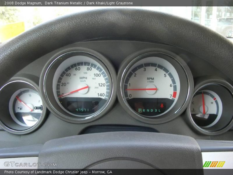 Dark Titanium Metallic / Dark Khaki/Light Graystone 2008 Dodge Magnum