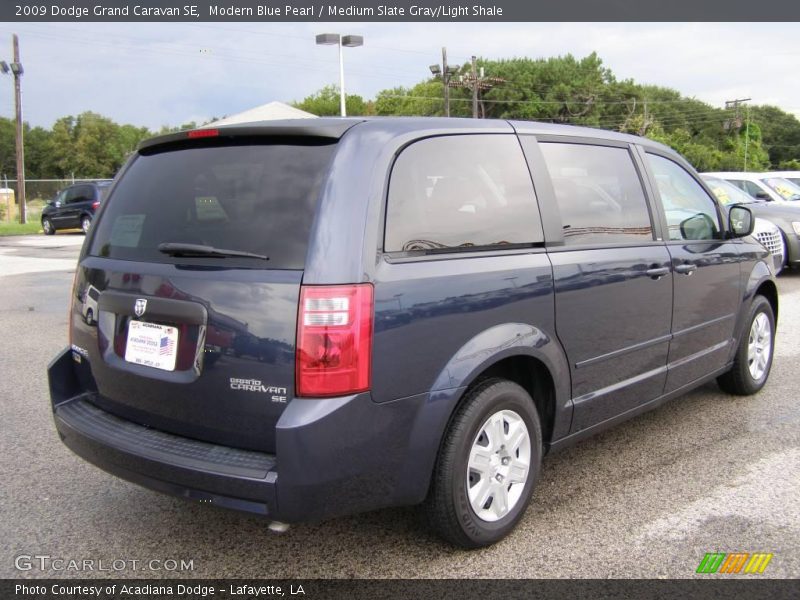 Modern Blue Pearl / Medium Slate Gray/Light Shale 2009 Dodge Grand Caravan SE