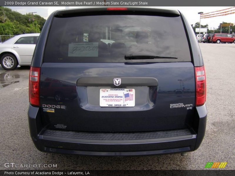 Modern Blue Pearl / Medium Slate Gray/Light Shale 2009 Dodge Grand Caravan SE