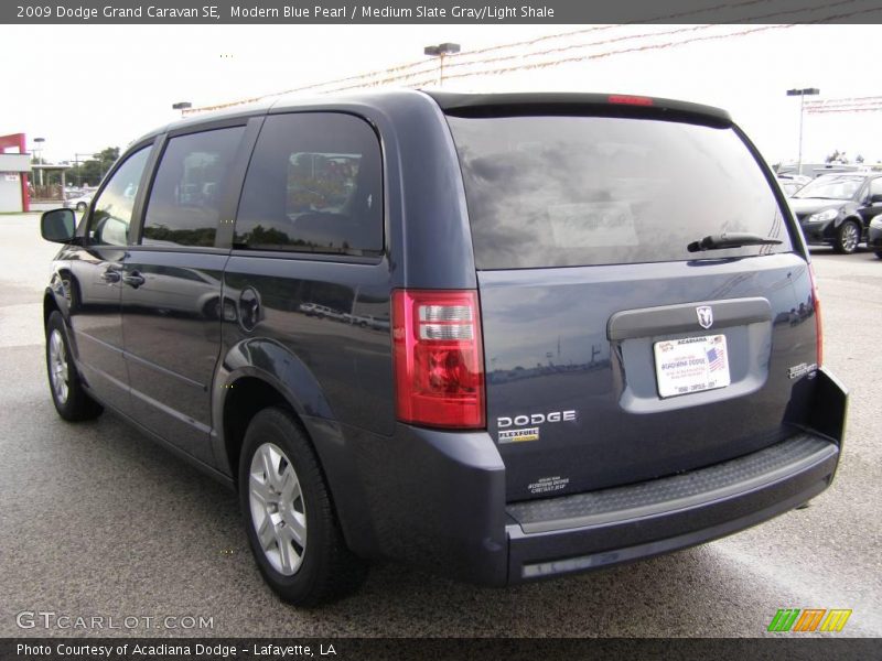 Modern Blue Pearl / Medium Slate Gray/Light Shale 2009 Dodge Grand Caravan SE