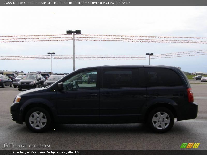 Modern Blue Pearl / Medium Slate Gray/Light Shale 2009 Dodge Grand Caravan SE