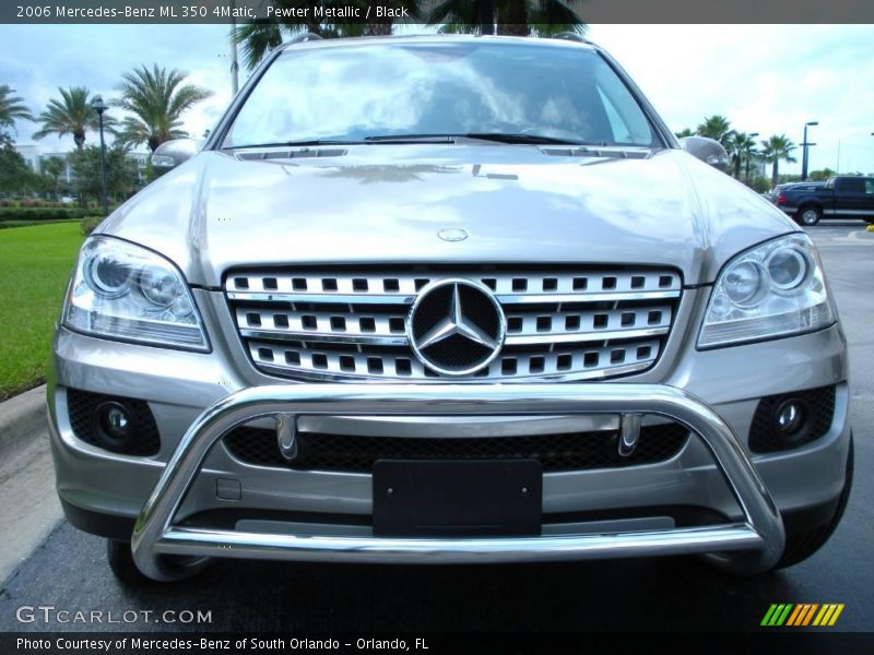 Pewter Metallic / Black 2006 Mercedes-Benz ML 350 4Matic