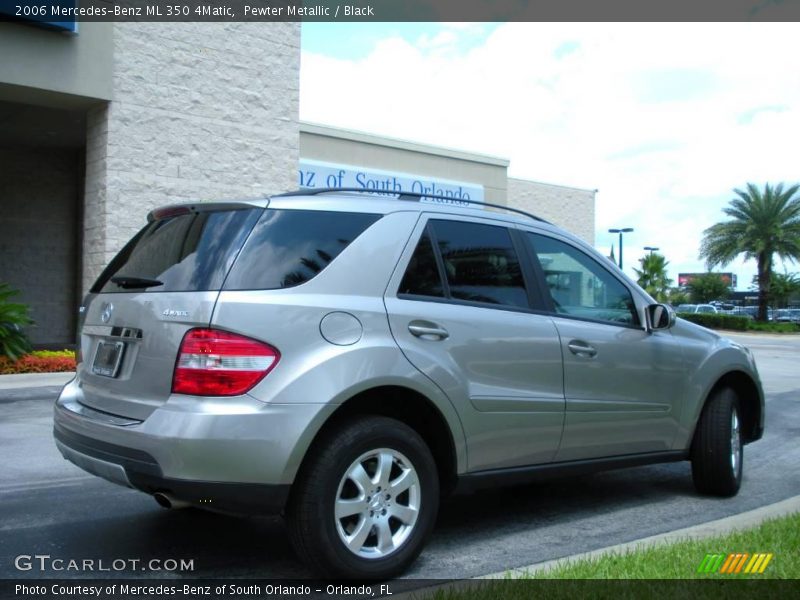 Pewter Metallic / Black 2006 Mercedes-Benz ML 350 4Matic