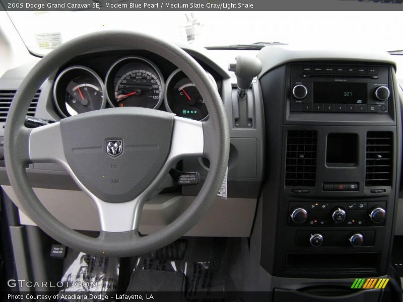 Modern Blue Pearl / Medium Slate Gray/Light Shale 2009 Dodge Grand Caravan SE