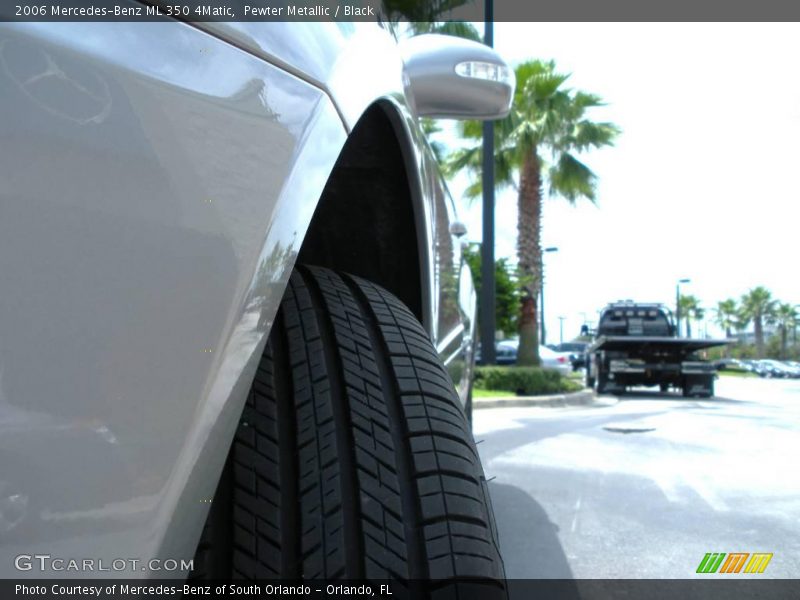 Pewter Metallic / Black 2006 Mercedes-Benz ML 350 4Matic