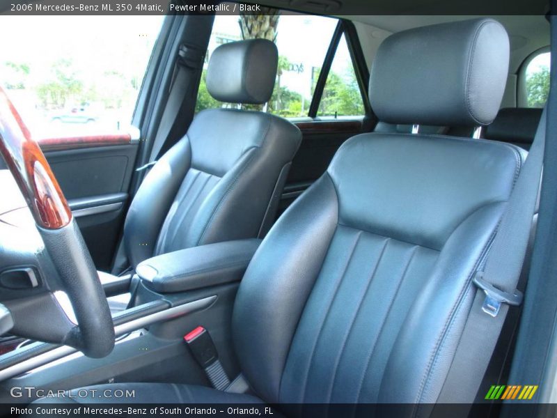 Pewter Metallic / Black 2006 Mercedes-Benz ML 350 4Matic