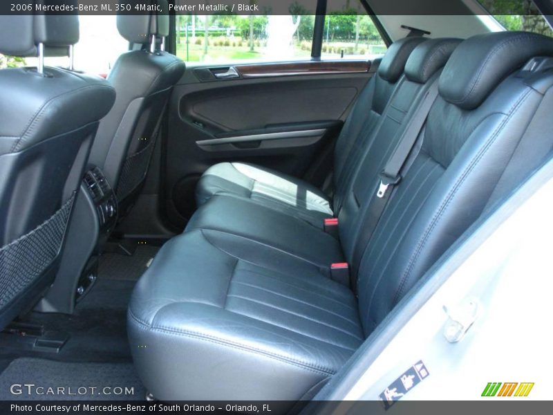Pewter Metallic / Black 2006 Mercedes-Benz ML 350 4Matic