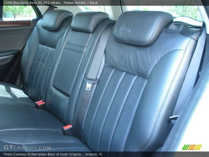 Pewter Metallic / Black 2006 Mercedes-Benz ML 350 4Matic