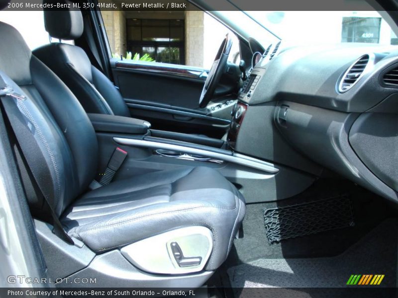 Pewter Metallic / Black 2006 Mercedes-Benz ML 350 4Matic