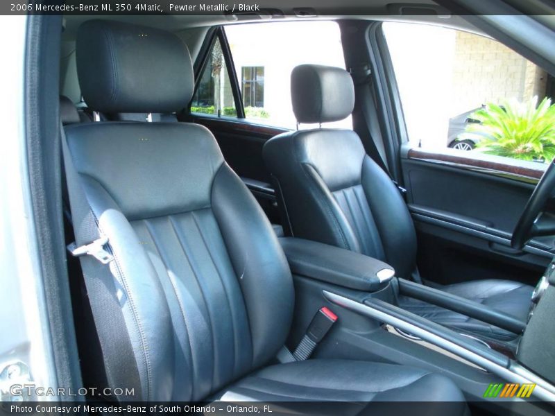 Pewter Metallic / Black 2006 Mercedes-Benz ML 350 4Matic