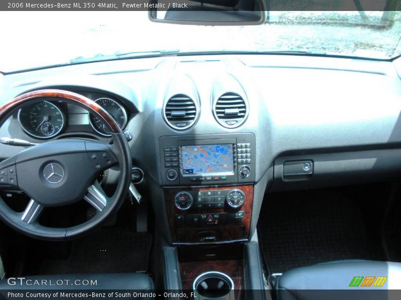 Pewter Metallic / Black 2006 Mercedes-Benz ML 350 4Matic