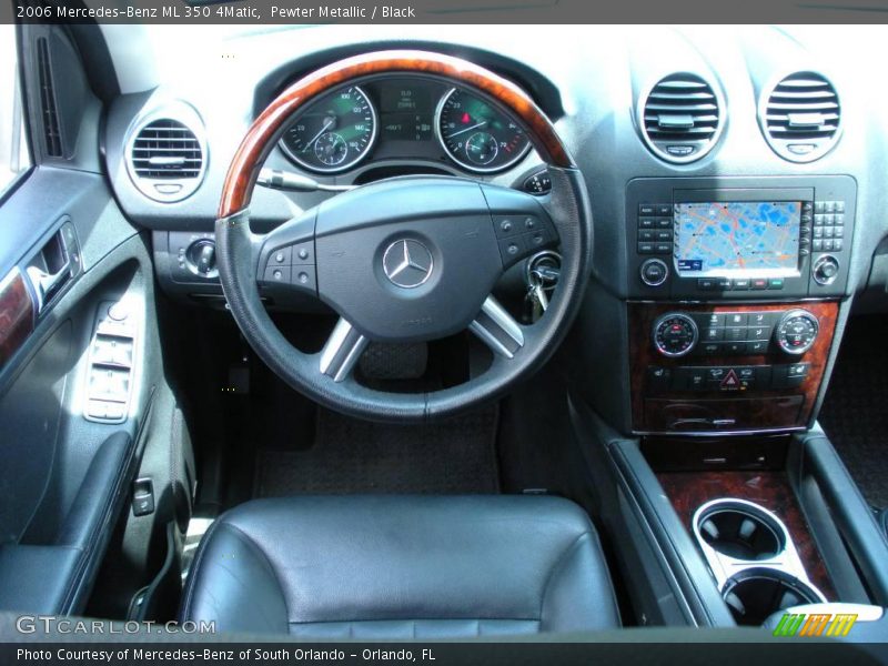 Pewter Metallic / Black 2006 Mercedes-Benz ML 350 4Matic