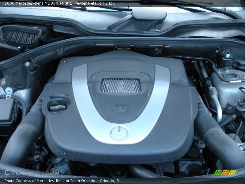 Pewter Metallic / Black 2006 Mercedes-Benz ML 350 4Matic