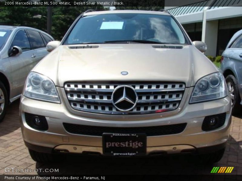 Desert Silver Metallic / Black 2006 Mercedes-Benz ML 500 4Matic