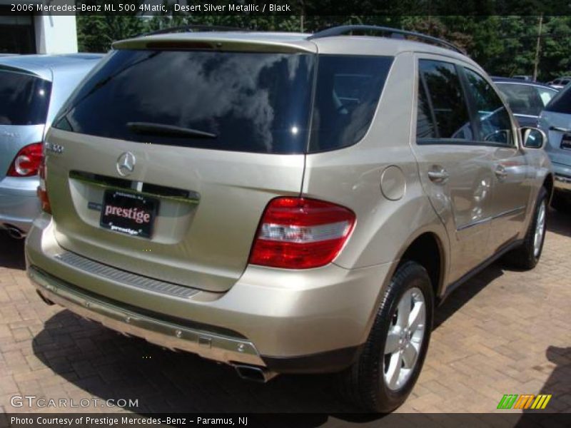 Desert Silver Metallic / Black 2006 Mercedes-Benz ML 500 4Matic