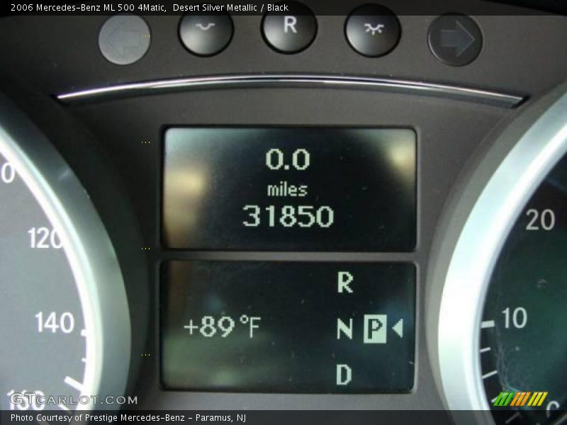 Desert Silver Metallic / Black 2006 Mercedes-Benz ML 500 4Matic