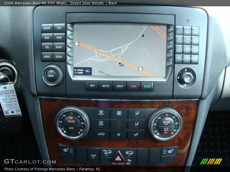 Desert Silver Metallic / Black 2006 Mercedes-Benz ML 500 4Matic