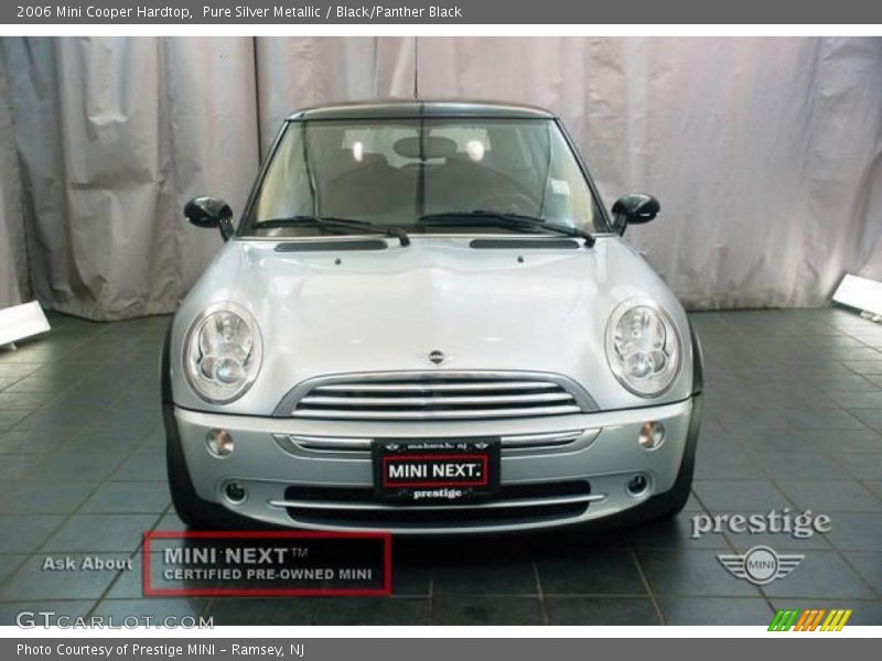 Pure Silver Metallic / Black/Panther Black 2006 Mini Cooper Hardtop