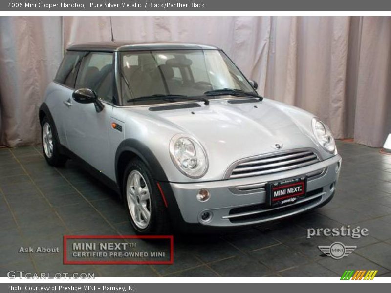 Pure Silver Metallic / Black/Panther Black 2006 Mini Cooper Hardtop