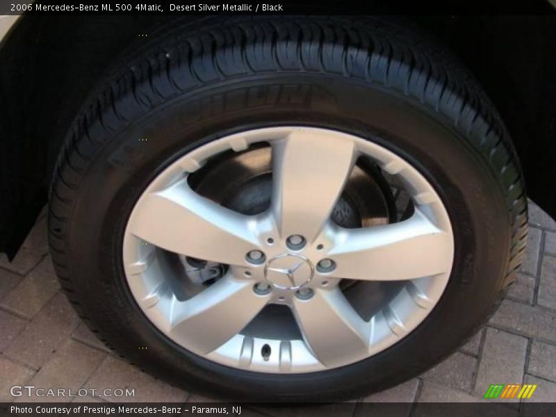 Desert Silver Metallic / Black 2006 Mercedes-Benz ML 500 4Matic