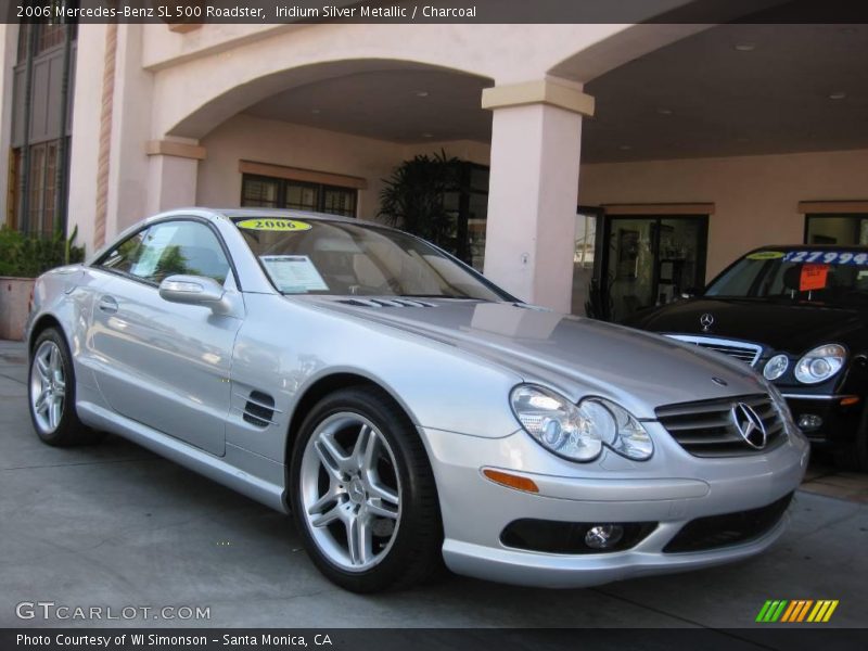 Iridium Silver Metallic / Charcoal 2006 Mercedes-Benz SL 500 Roadster