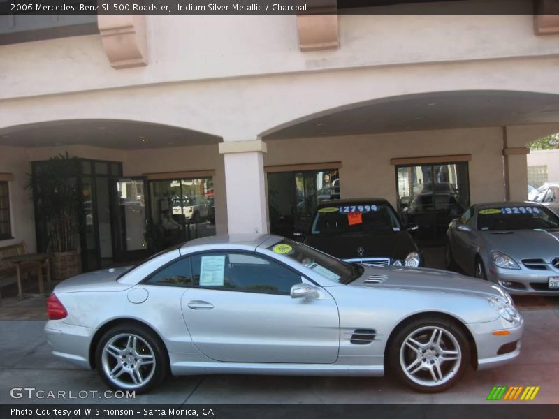 Iridium Silver Metallic / Charcoal 2006 Mercedes-Benz SL 500 Roadster