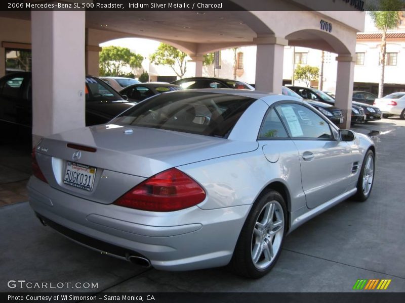 Iridium Silver Metallic / Charcoal 2006 Mercedes-Benz SL 500 Roadster