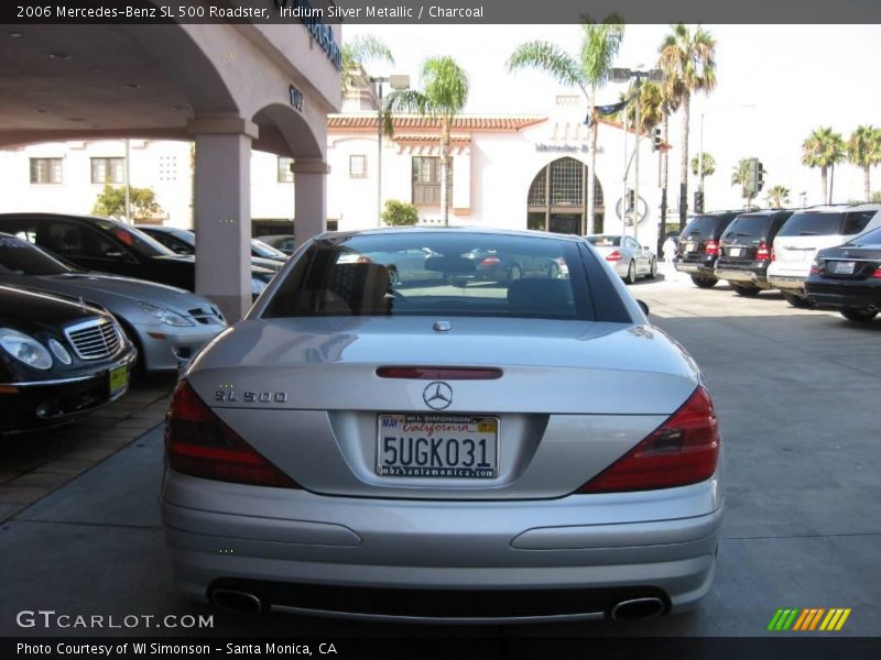 Iridium Silver Metallic / Charcoal 2006 Mercedes-Benz SL 500 Roadster