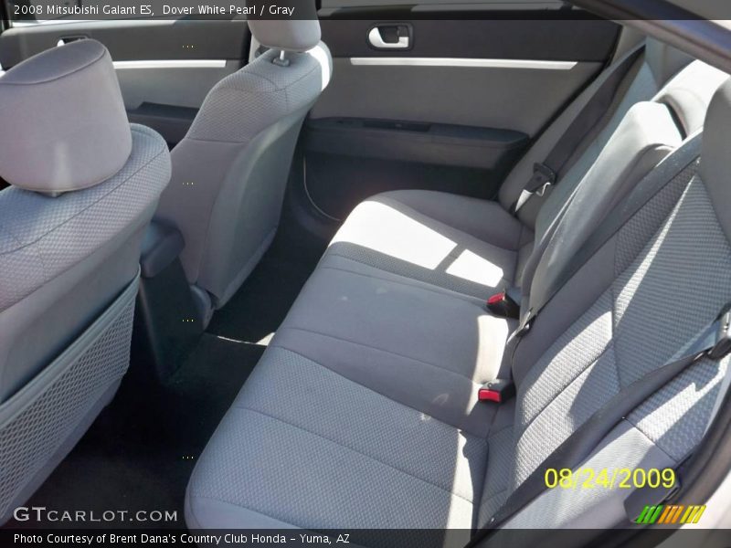 Dover White Pearl / Gray 2008 Mitsubishi Galant ES