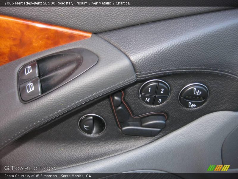 Iridium Silver Metallic / Charcoal 2006 Mercedes-Benz SL 500 Roadster