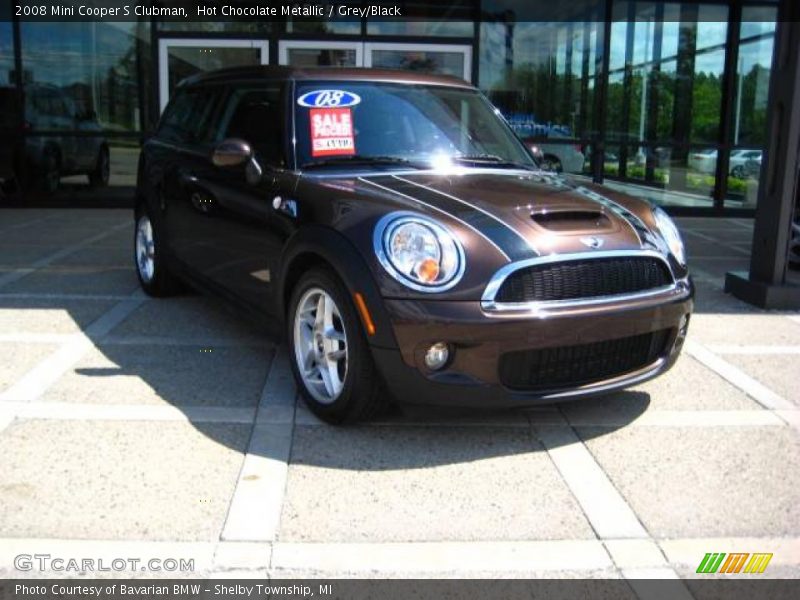 Hot Chocolate Metallic / Grey/Black 2008 Mini Cooper S Clubman