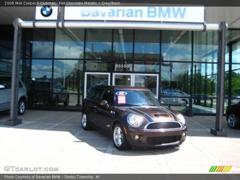 Hot Chocolate Metallic / Grey/Black 2008 Mini Cooper S Clubman