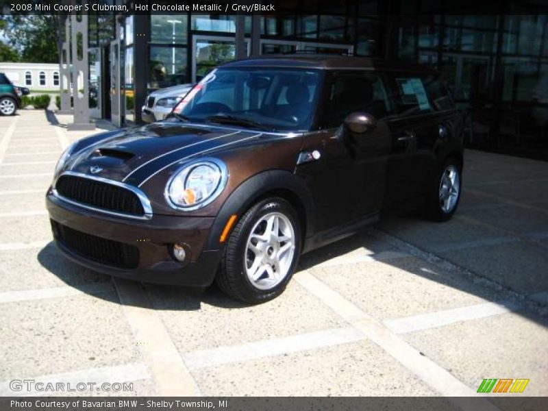 Hot Chocolate Metallic / Grey/Black 2008 Mini Cooper S Clubman