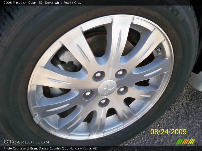 Dover White Pearl / Gray 2008 Mitsubishi Galant ES