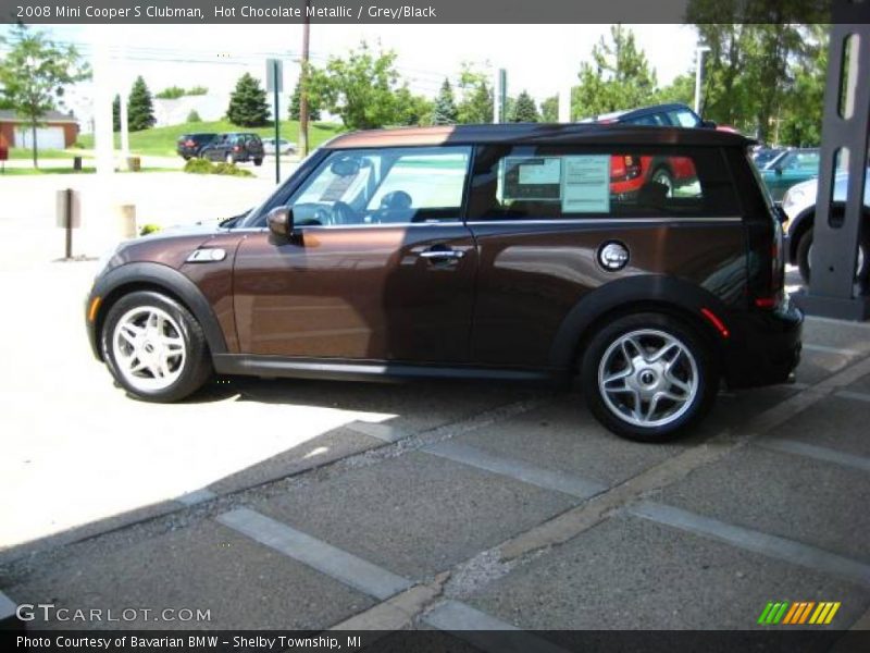Hot Chocolate Metallic / Grey/Black 2008 Mini Cooper S Clubman