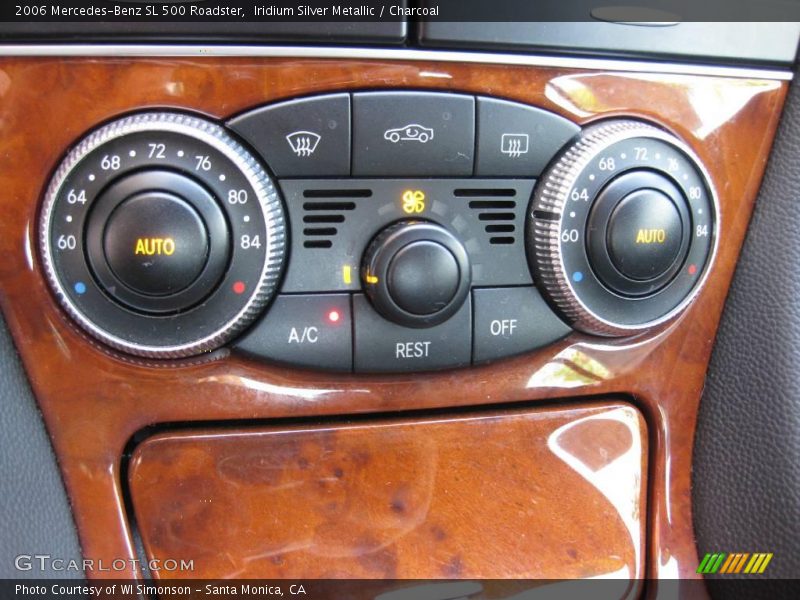 Iridium Silver Metallic / Charcoal 2006 Mercedes-Benz SL 500 Roadster