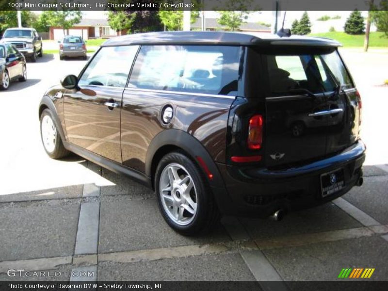 Hot Chocolate Metallic / Grey/Black 2008 Mini Cooper S Clubman