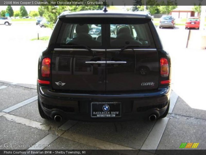 Hot Chocolate Metallic / Grey/Black 2008 Mini Cooper S Clubman