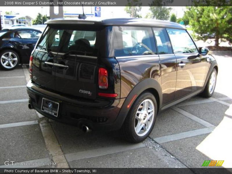 Hot Chocolate Metallic / Grey/Black 2008 Mini Cooper S Clubman
