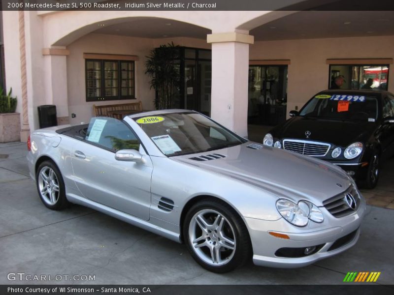 Iridium Silver Metallic / Charcoal 2006 Mercedes-Benz SL 500 Roadster