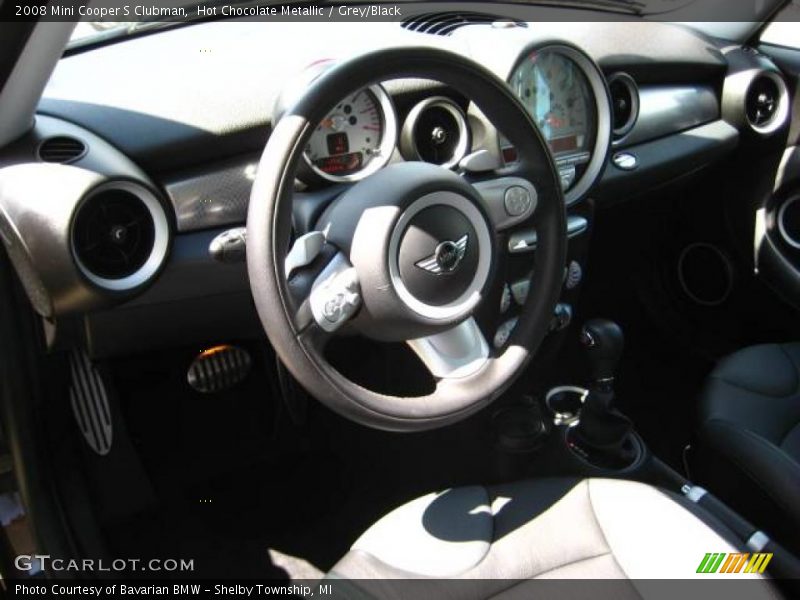 Hot Chocolate Metallic / Grey/Black 2008 Mini Cooper S Clubman