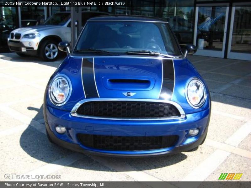 Lightning Blue Metallic / Black/Grey 2009 Mini Cooper S Hardtop