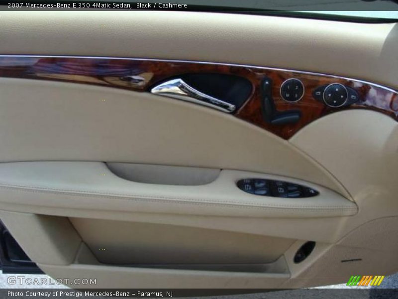 Black / Cashmere 2007 Mercedes-Benz E 350 4Matic Sedan